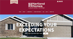 Desktop Screenshot of hartlandhomes.com